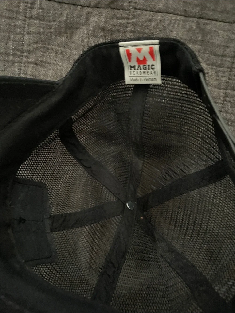 Jack Daniels Black Mesh Trucker Cap - Field Tester Patch